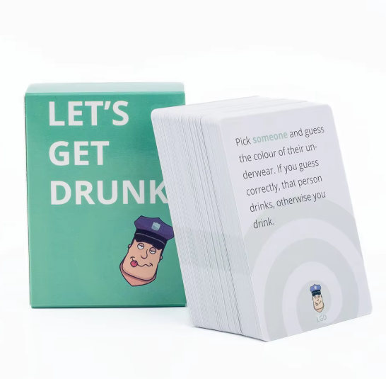 Party Games App - 88 pcs Let's Get Drunk Drinking