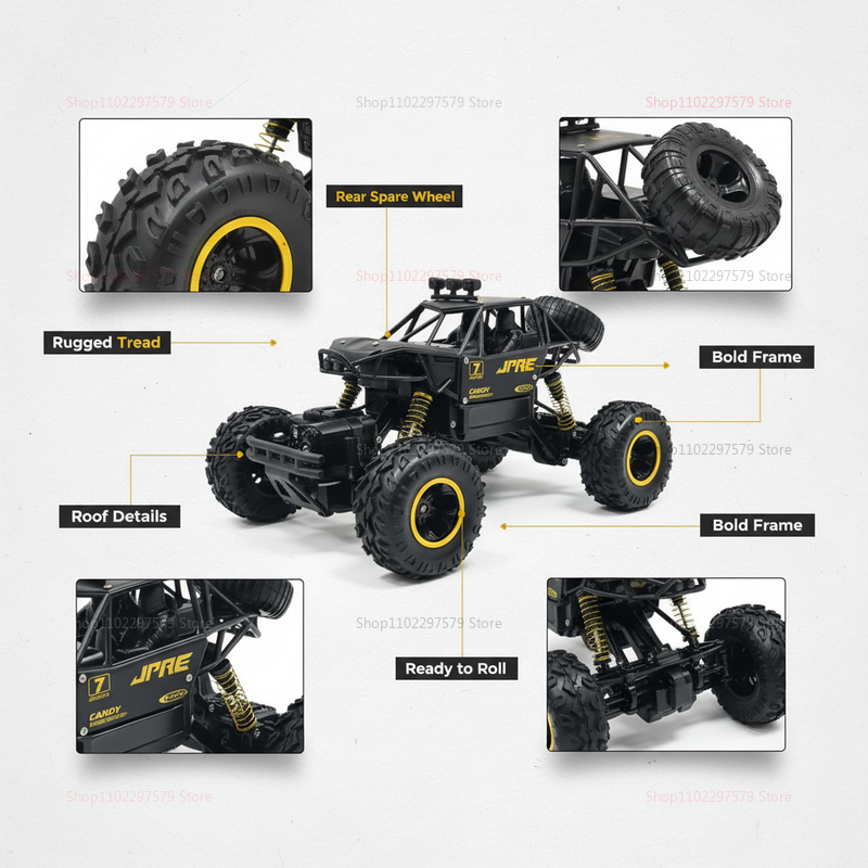 1:12 Scale All Terrain RC Cars - Party Games For 5 Year Olds Indoors 评论和价格