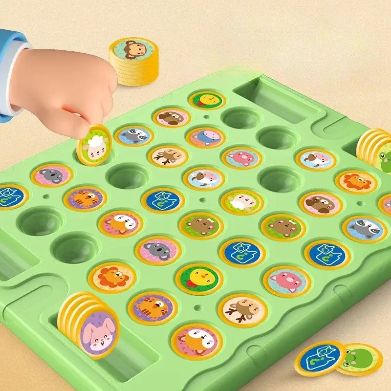 1 Pcs New Animal Flip Chess Bo - Party Games Classic 评论和价格