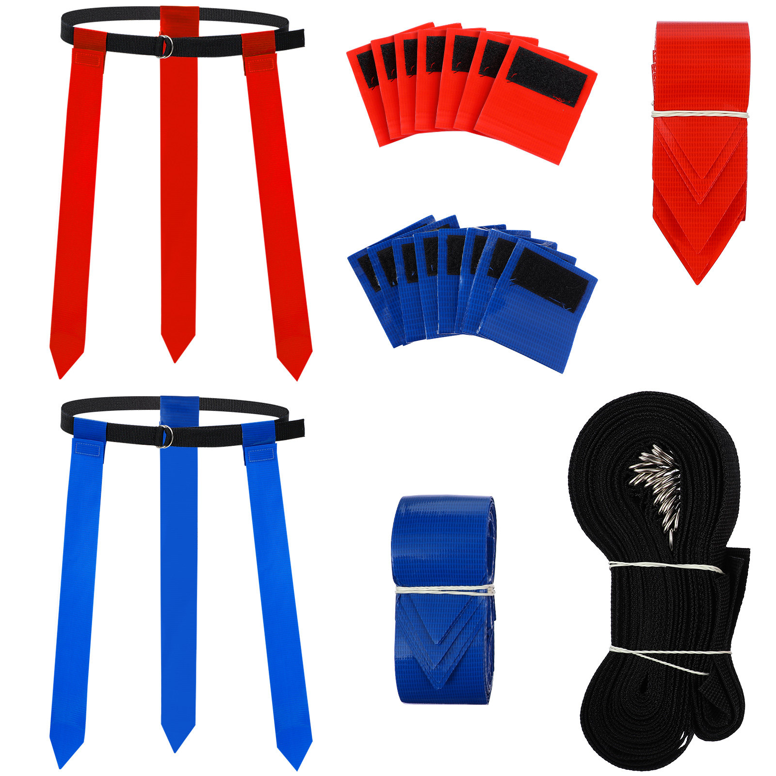 10Pcs Adjustable Football Belt - Capture Flag Set 评论和价格
