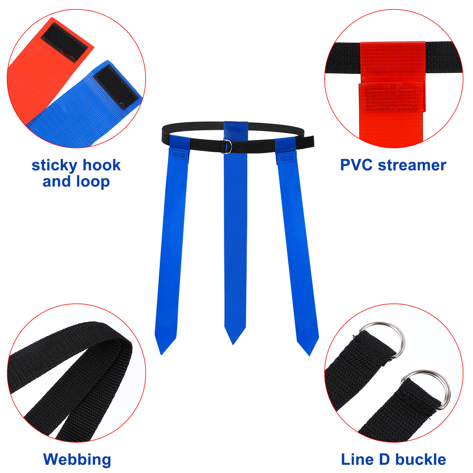 10Pcs Adjustable Football Belt - Capture Flag Set 评论和价格