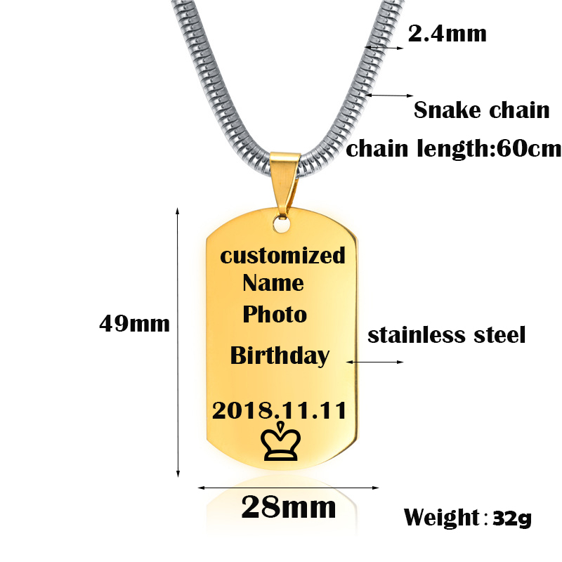 Customized Necklace Engrave Na - Party Games Classic 评论和价格
