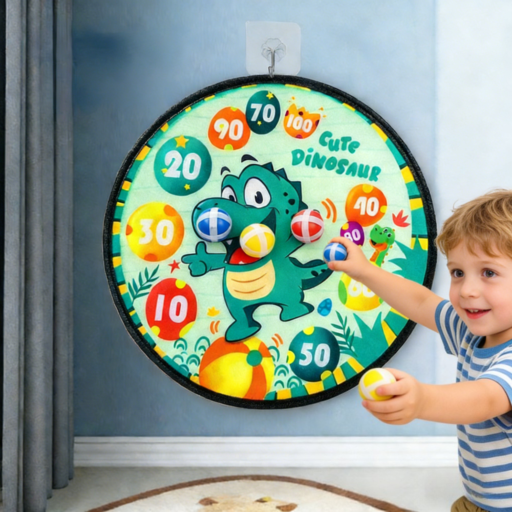 Large Kids Dart Board with Sti - Party Games For 5 Year Olds Indoors 评论和价格