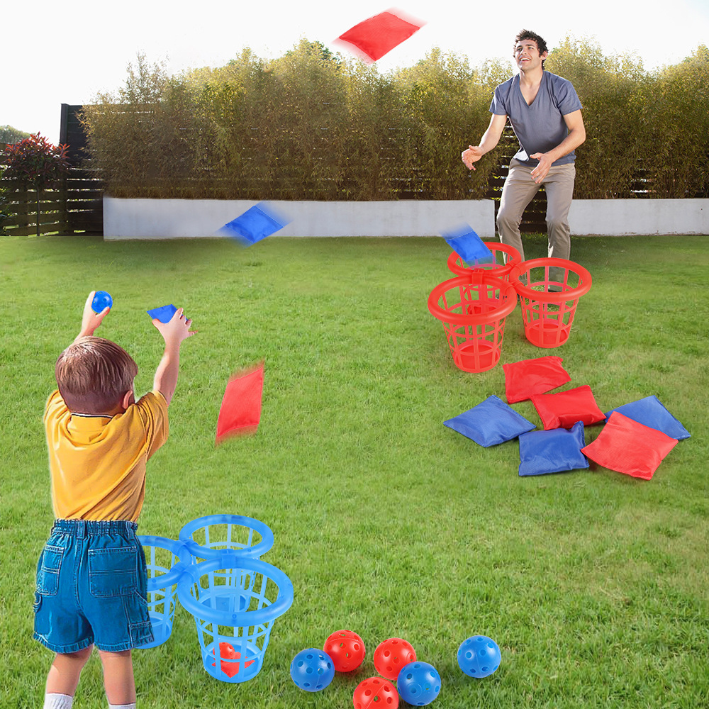 2-in-1 sandbag throwing game s - Party Games For 5 Year Olds Indoors 评论和价格