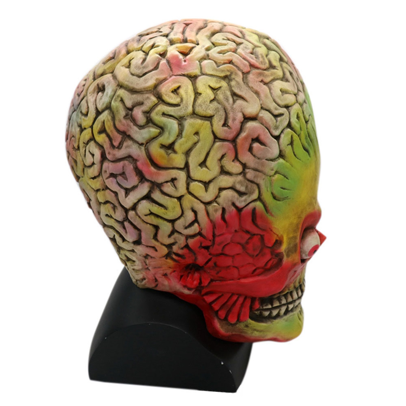 Alien Brain Halloween Mask Mar - Zombie Party Games For Adults 评论和价格