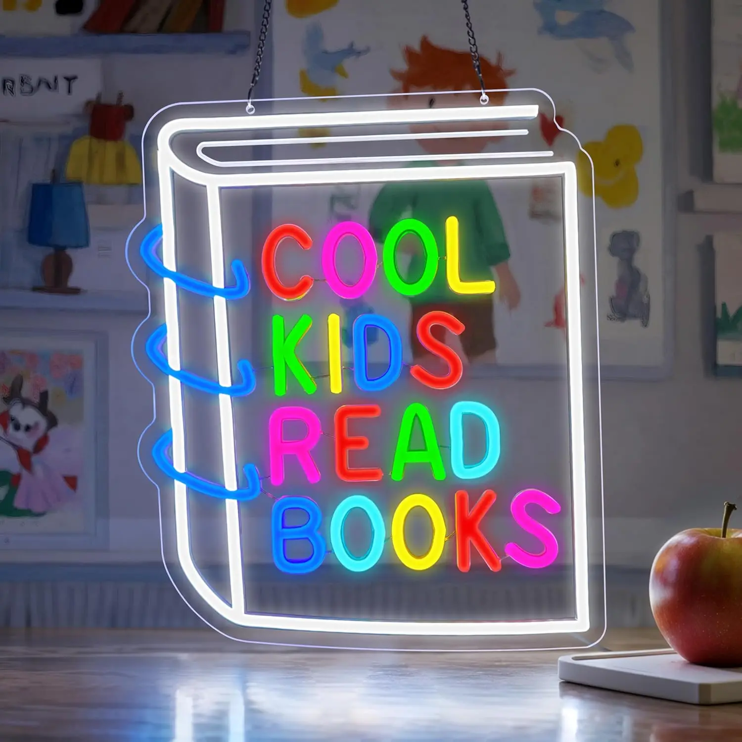 Cool Kids Read Books Neon Sign - Book Party Games 评论和价格
