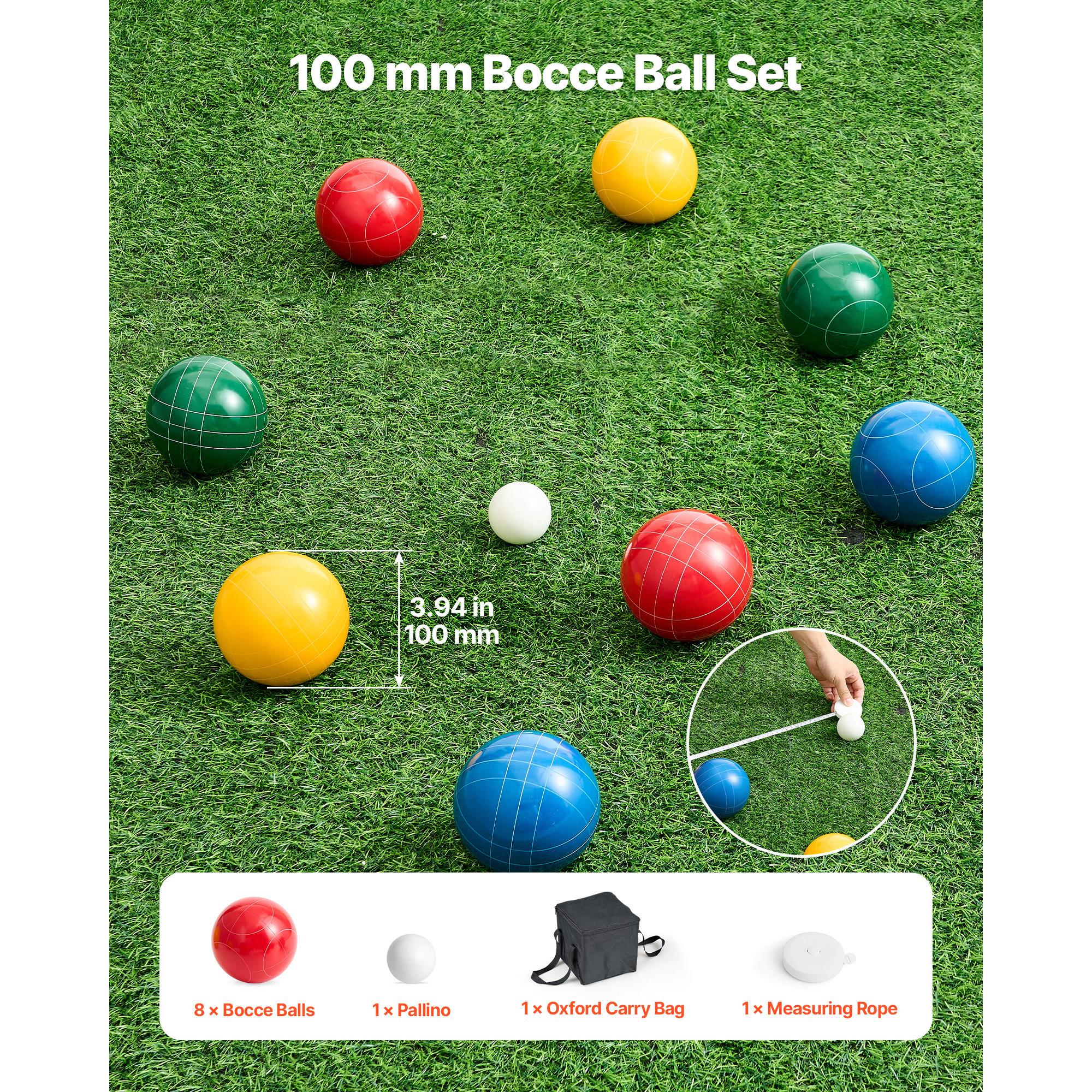 Bocce Ball Set 100mm 8 Resin B - Bocce Ball Lawn 评论和价格