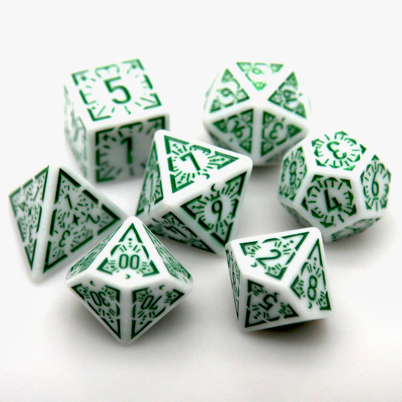 7PCS/set Multi-sided Dice New  - Party Games App 评论和价格