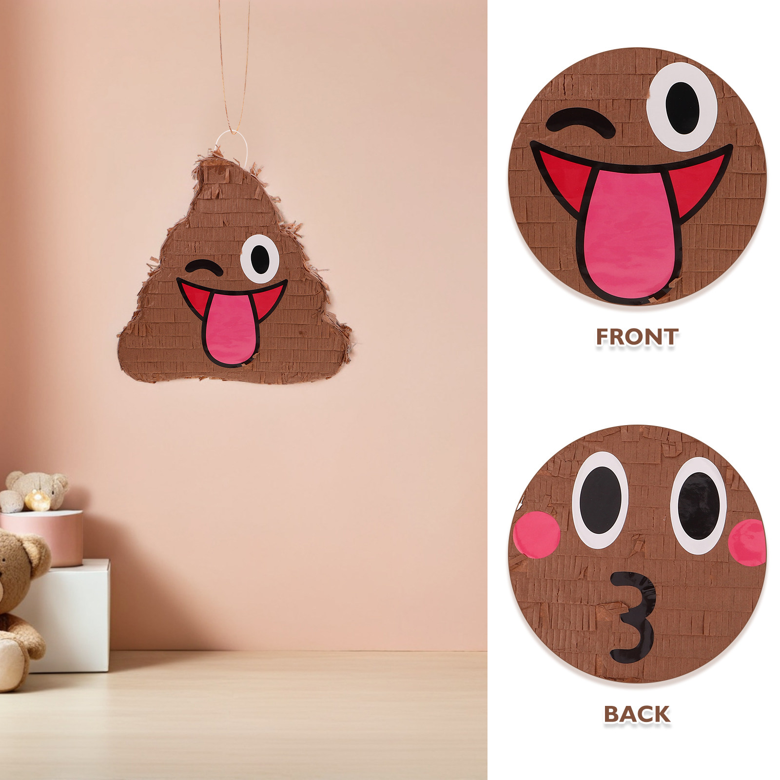 1Set Poop Themed Pinata Set fo - Party Games Easy 评论和价格